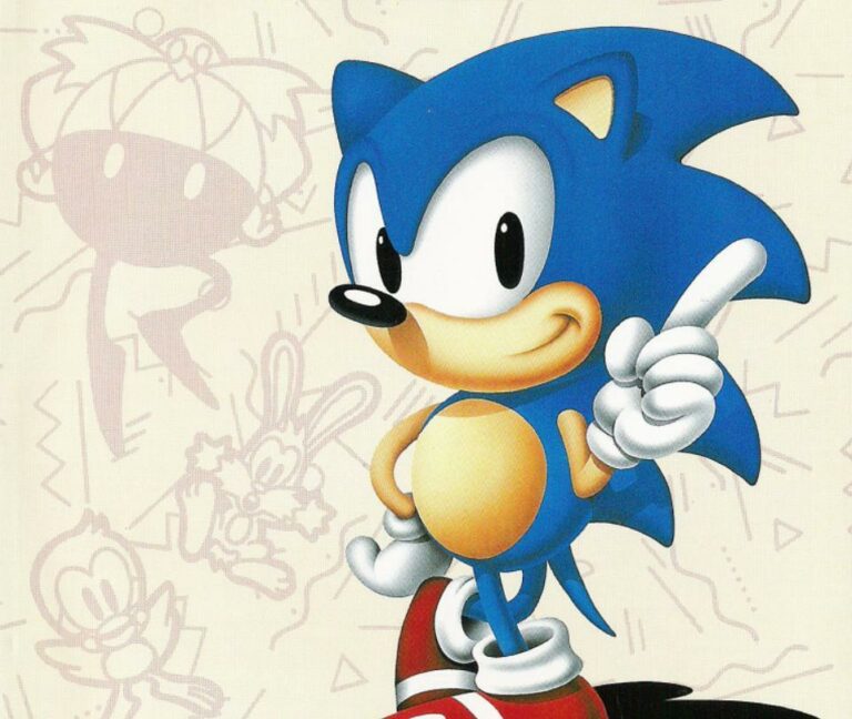 Portada de Sonic the Hedgehog para Mega Drive