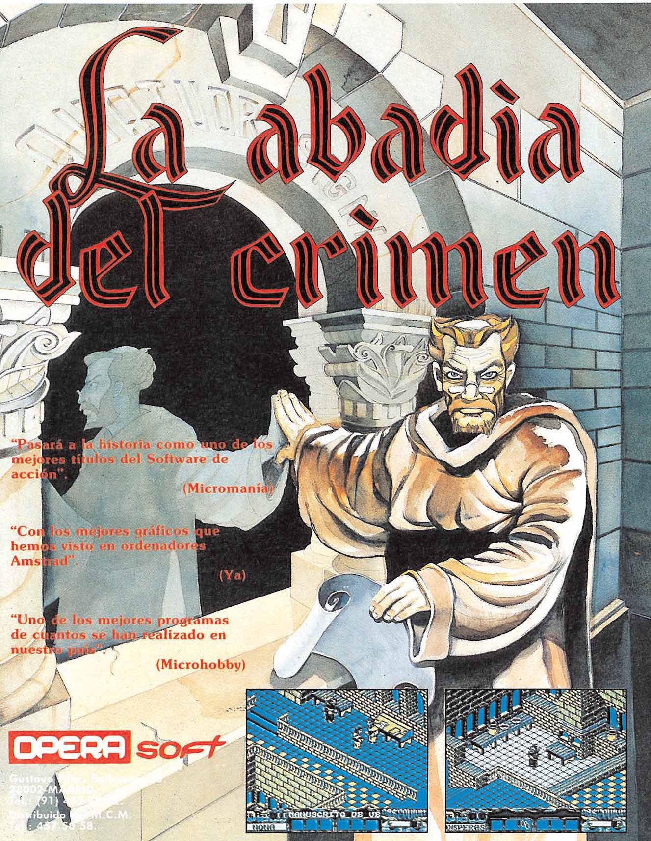Portada de La Abadía del Crimen
