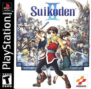 Portada de Suikoden II para PlayStation