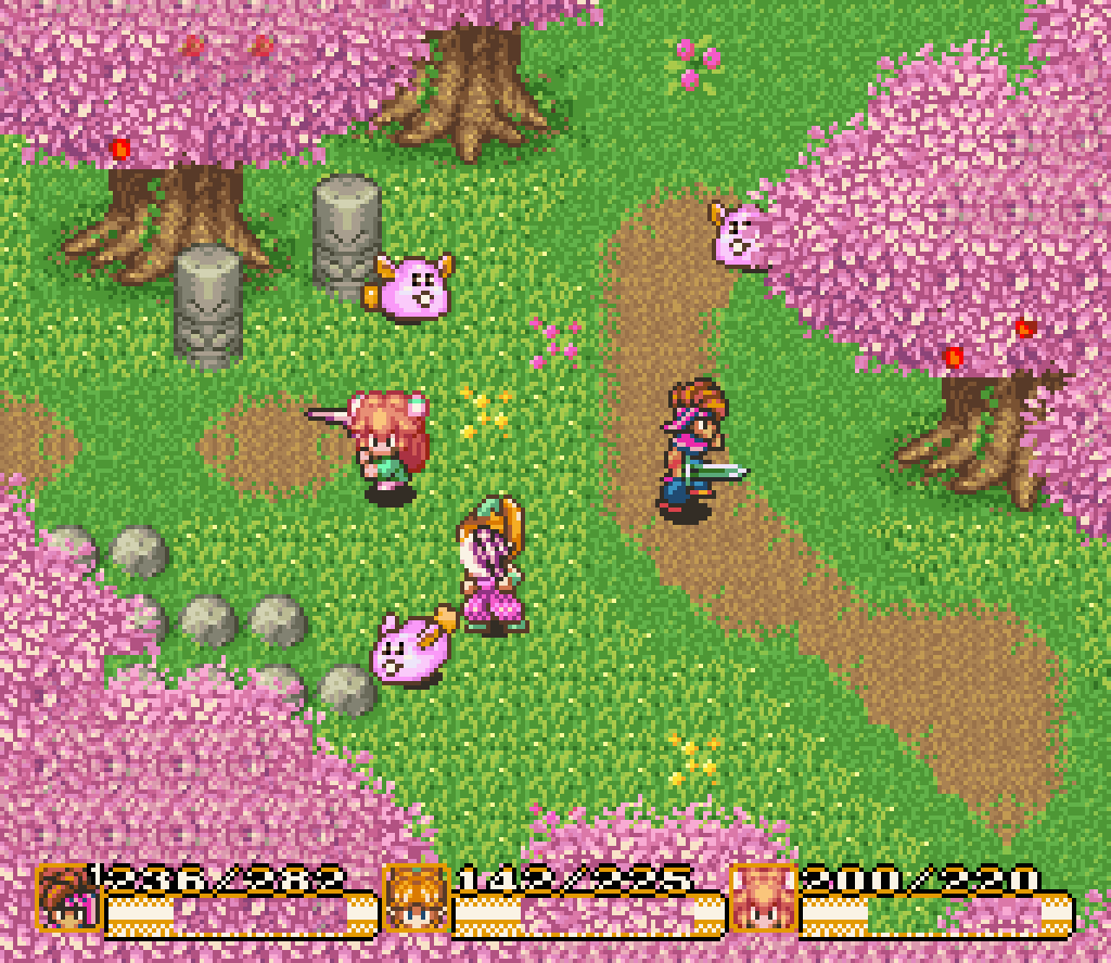 Captura de pantalla de Secret of Mana