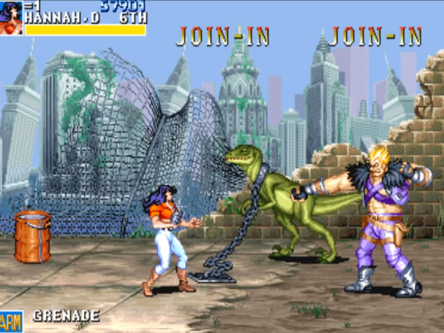 Captura de pantalla de Cadillacs and Dinosaurs