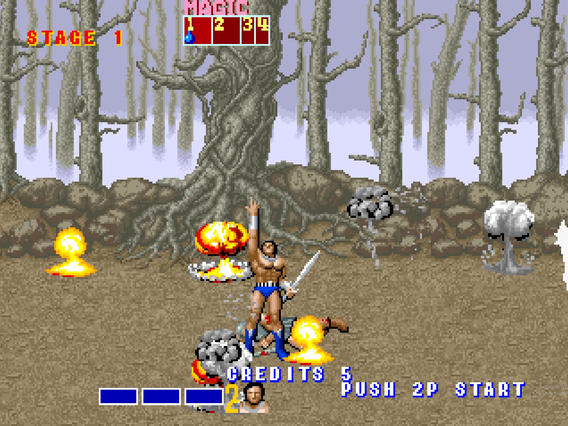 Captura de pantalla de Golden Axe
