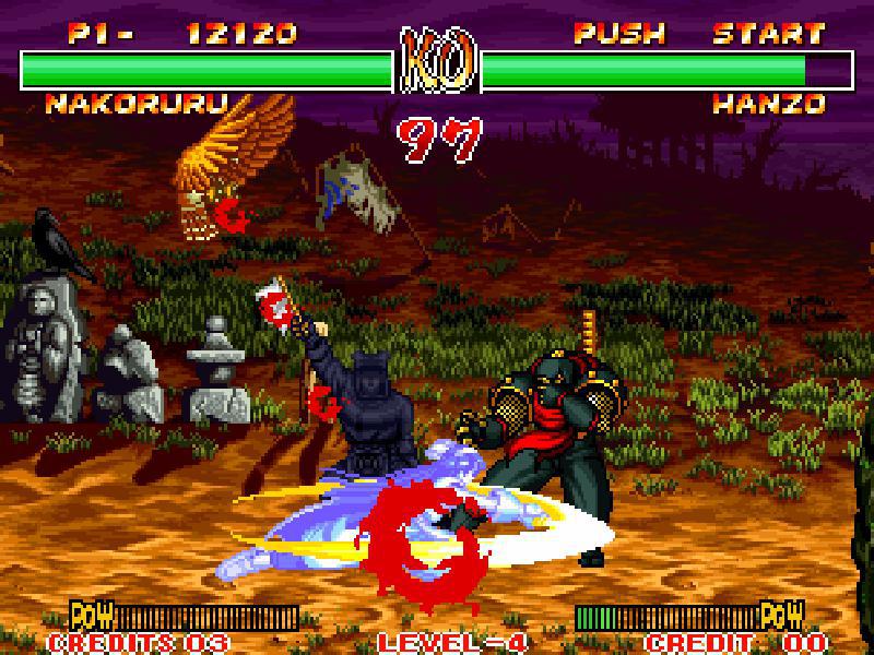 Captura de pantalla de Samurai Shodown II