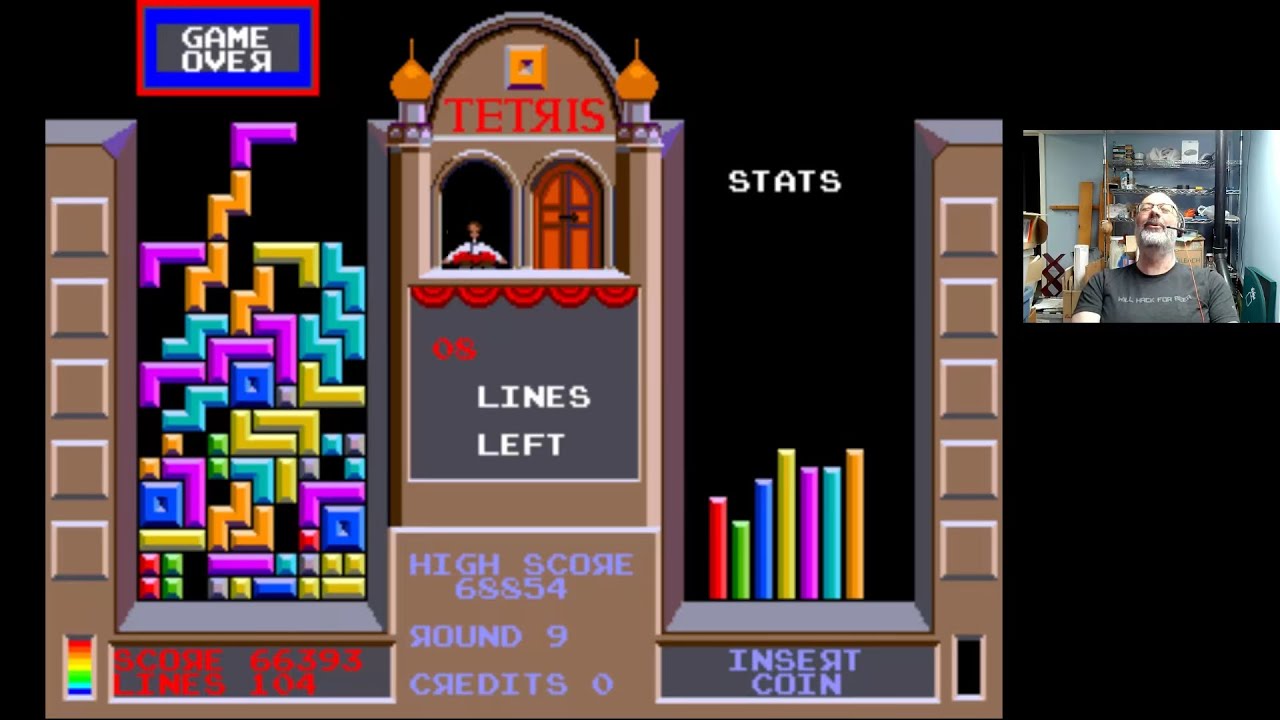 Captura de pantalla de Tetris Arcade Atari