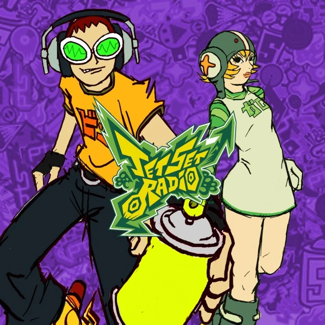 Portada de Jet Set Radio para Dreamcast