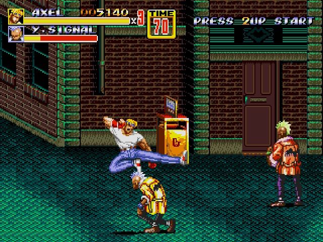 Captura de pantalla de Streets of Rage 2