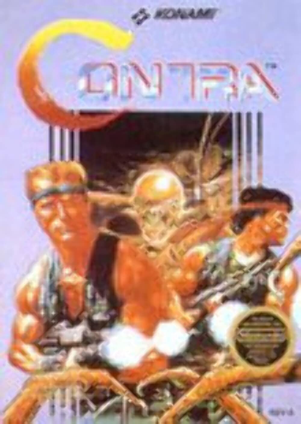 Portada de Contra para NES