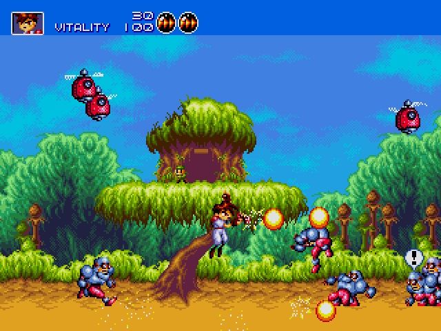 Captura de pantalla de Gunstar Heroes