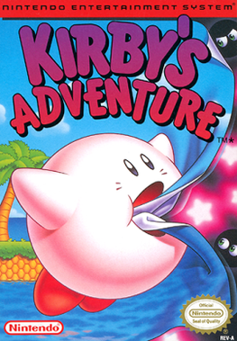 Portada de Kirby's Adventure para NES