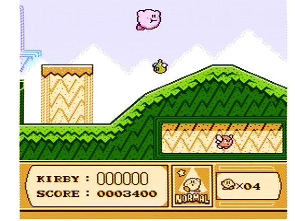Captura de pantalla de Kirby's Adventure
